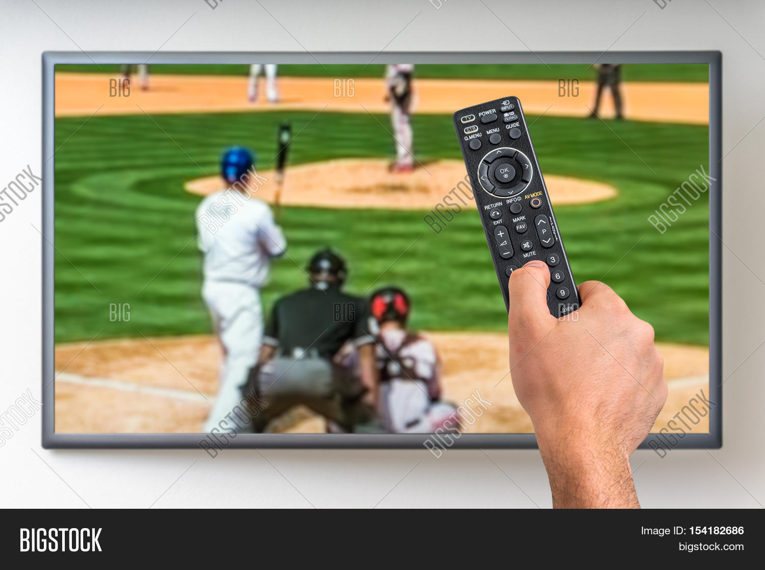 Man Watching Baseball Image & Photo (Free Trial) Bigstock