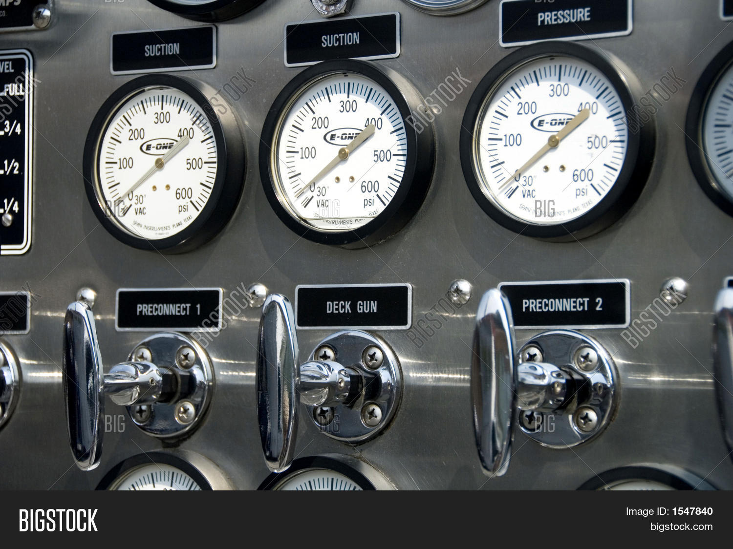 Fire Truck Gauges Image & Photo (Free Trial) | Bigstock