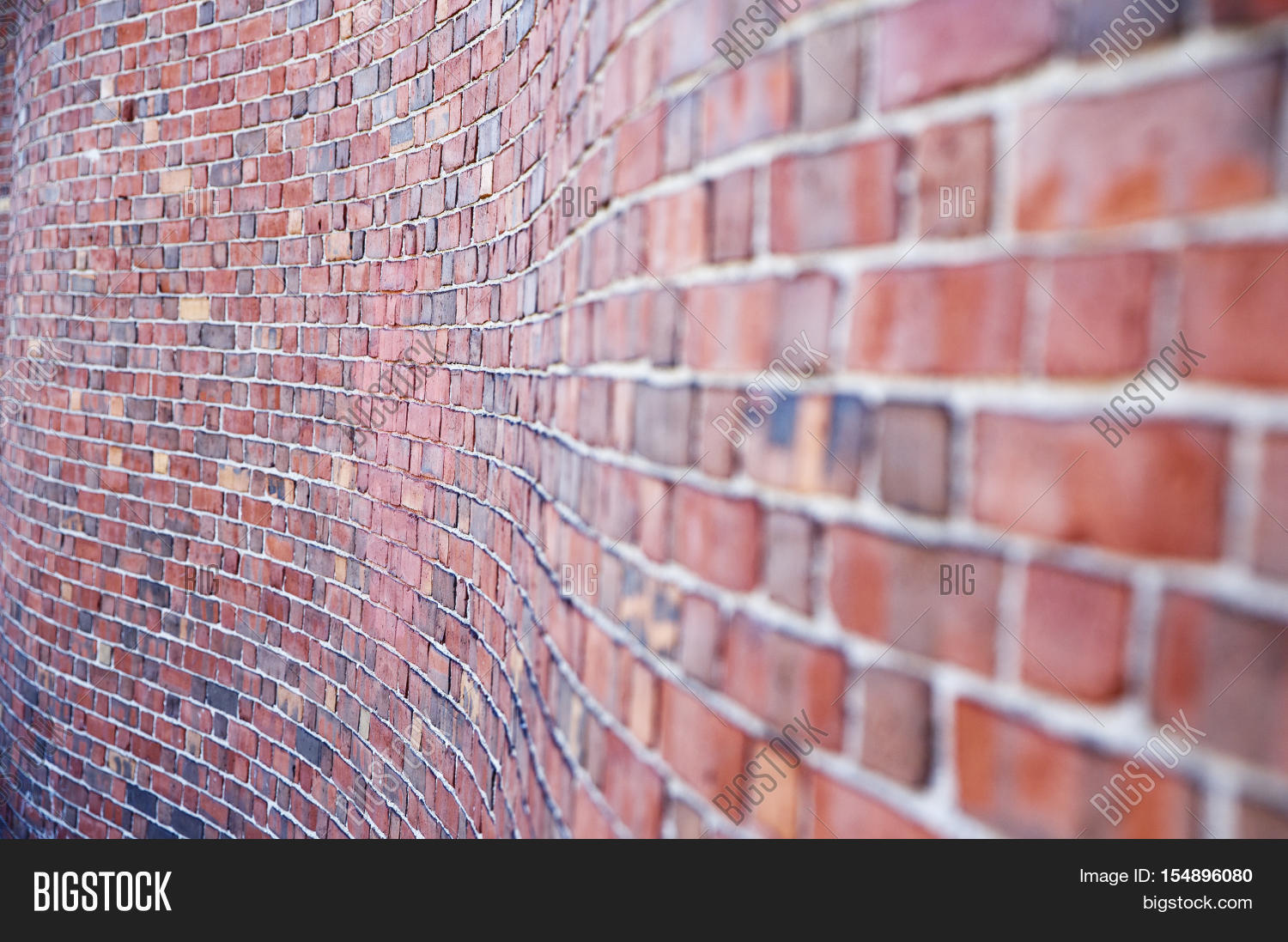 Curved Brick Wall. Image & Photo (Free Trial) Bigstock