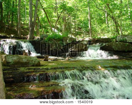 Collins Creek vodní pádu na Heber prameny, Ar