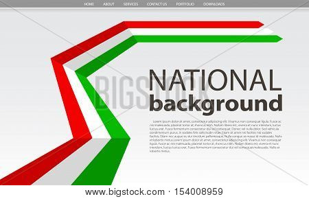 Italy flag background. Vector Illustration. Web design