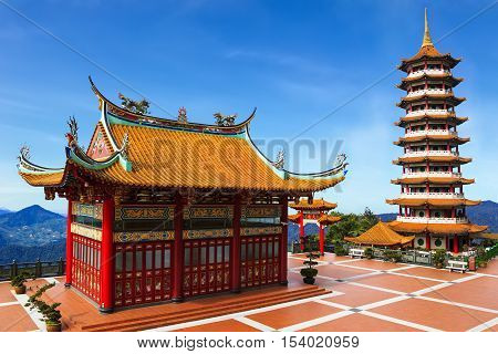 Chin Swee temple on highlands hill Malaysia