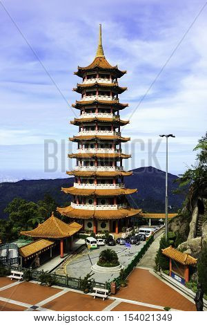 Pagoda Chin Swee Caves Temple in High land