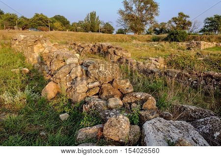 Excavations of the ancient city in Crimea. Journey through ancient Crimea