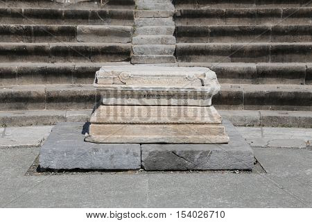 Theatre Of Halicarnassus In Bodrum, Turkey