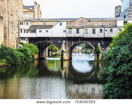 Hdr Pulteney Bridge In Bath