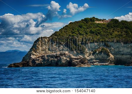 The island of Antipaxos, Ionian sea, Greece
