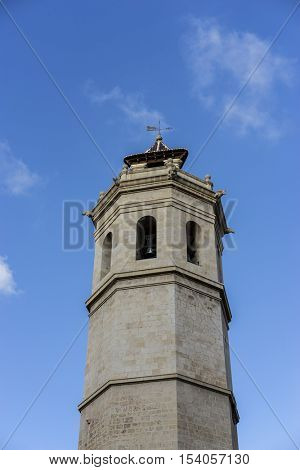 Traditional architecture of the center of the Spanish city of Castellon, Valencian Community