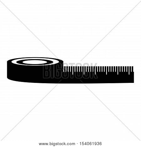 Roll of material icon. Simple illustration of roll of material vector icon for web