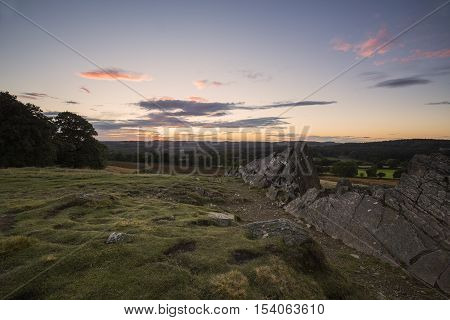 An image of a late summer evening shot at Bradgate Park, Leicestershire, England, UK.