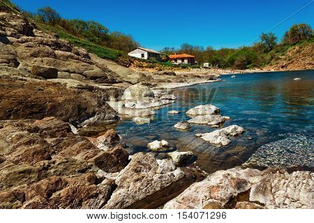 Ahtoto bay during the spring, near the village of Sinemorets, Bulgaria