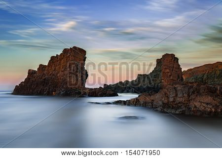 The ships, near the village of Sinemorets, Bulgaria