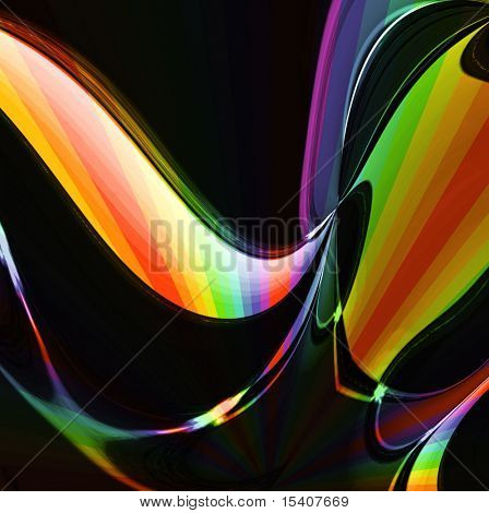 Fundo abstrato arco-íris líquido