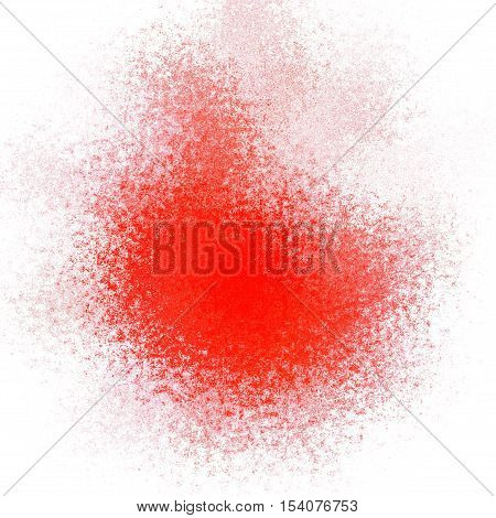 Abstract red stained splatter blotchy spot stain image