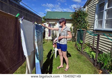 Laundry - Washing Clothes Line