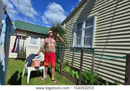 Laundry - Washing Clothes Line