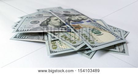 US dollar isolated on a white background