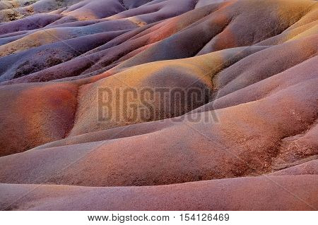 Chamarel Seven Coloured Earths On Mauritius