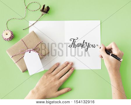 Thank You Thanks Gratitude Gift Appreciate Concept