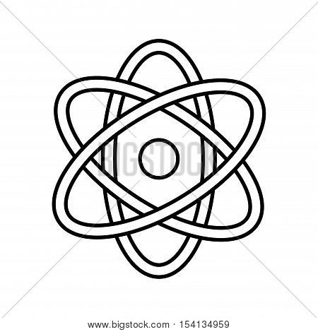 atom molecule isolated icon vector illustration design