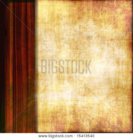 Dřevo střihu starý papír, viz vektorové i v mém portfoliu