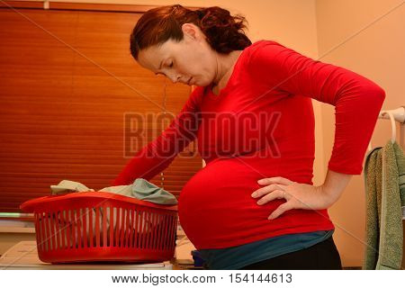 Pregnancy - Pregnant Woman Housework
