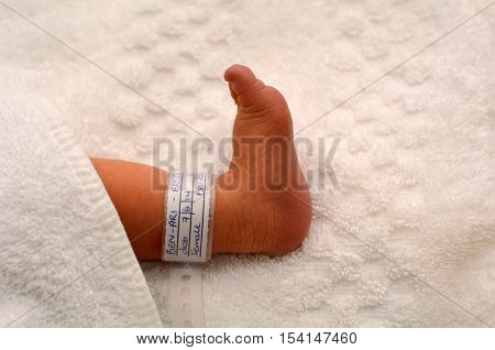 Newborn Baby Foot