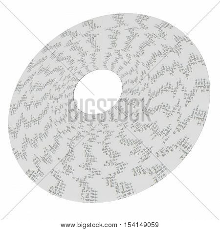 illustration background, abstract information storage. 3d render.