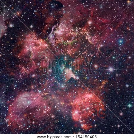 The Cat's Paw Nebula In Space.