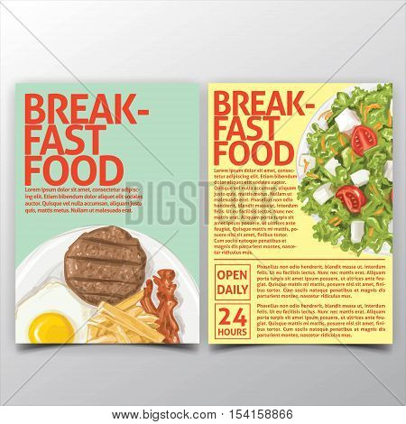 This design is suitable as a flyer reading
