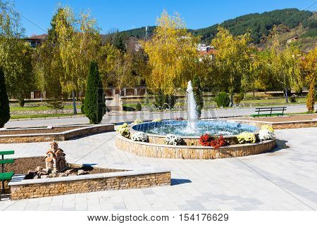Makedonska Kamenica town in the north-east of Republic of Macedonia in autumn