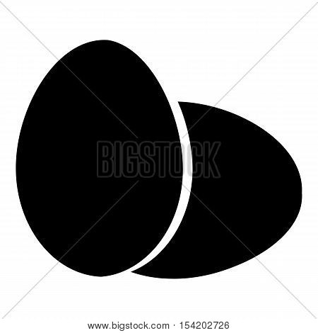 Eggs icon. Simple illustration of eggs vector icon for web