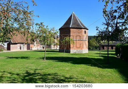 Perriers sur Andelle France - october 4 2016 : the pigeon house of Colmont manor