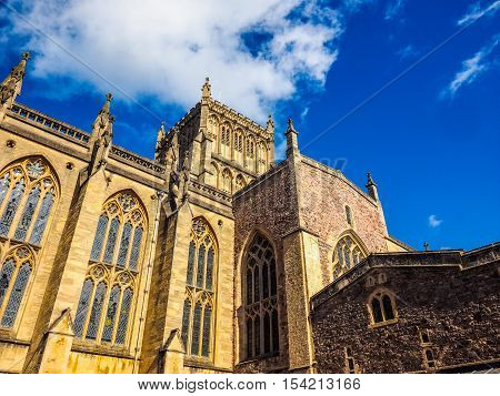 Hdr Bristol Cathedral In Bristol