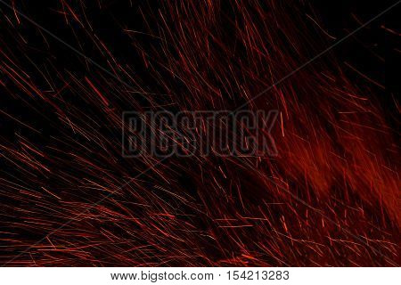 Fire flames on a black background. Blaze fire flame texture background. Close up of fire flames isolated on black background. Burn. Abstract fire flames background. Texture.
