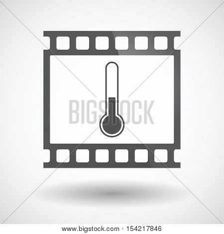 Isolated 35Mm Film Frame Slide Photogram With  An 