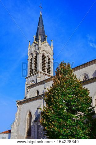 La Couarde sur Mer France - september 26 2016 : the picturesque village in autumn