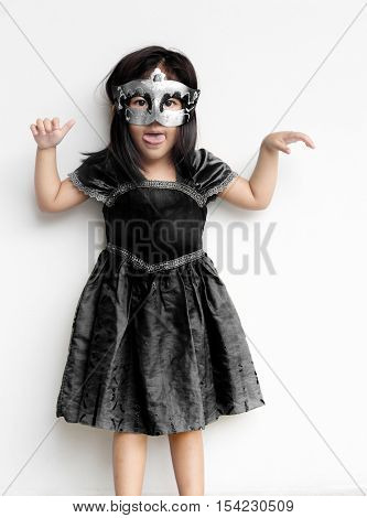 Asian Girl In Ghost In Halloween