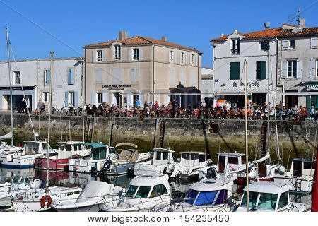 La Flotte France - september 25 2016 : the picturesque port