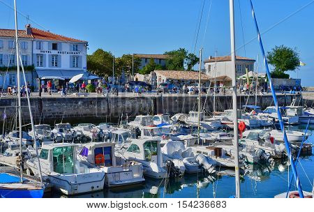 La Flotte France - september 25 2016 : the picturesque port