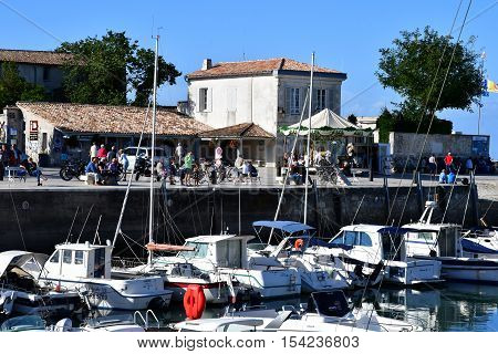 La Flotte France - september 25 2016 : the picturesque port