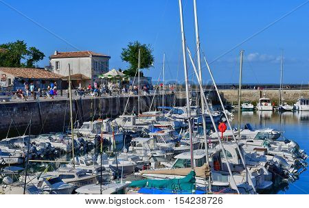 La Flotte France - september 25 2016 : the picturesque port
