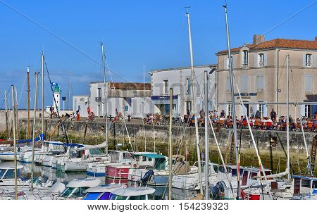 La Flotte France - september 25 2016 : the picturesque port