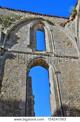 La Flotte France - september 25 2016 : the Notre Dame de Re cistercian abbey