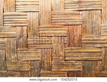 a close up shot bamboo weave background.