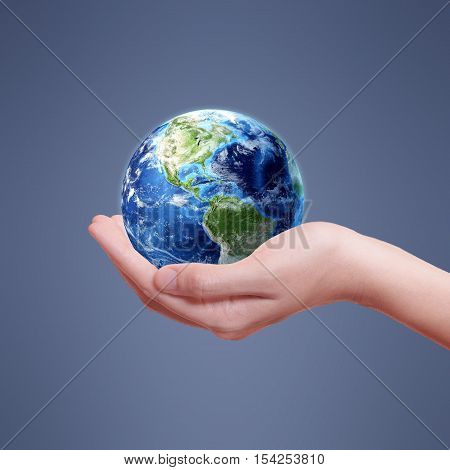 Ecology Green Earth Concept (Elements of this image furnished by NASA) 3D Illustration