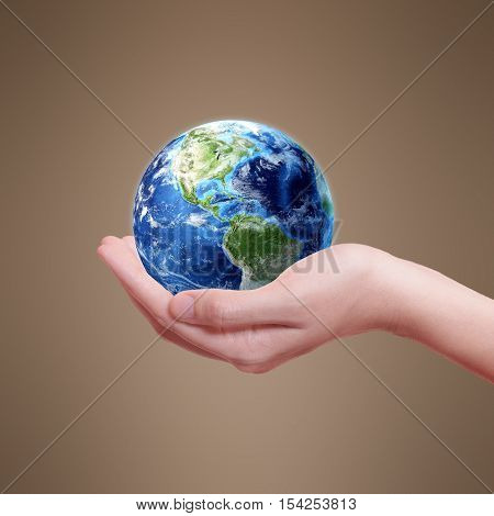 Ecology Green Earth Concept (Elements of this image furnished by NASA) 3D Illustration