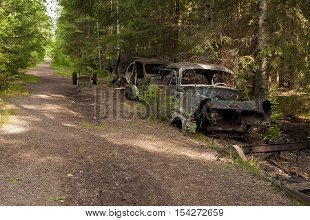 Car Dump In Kirkoe Mosse