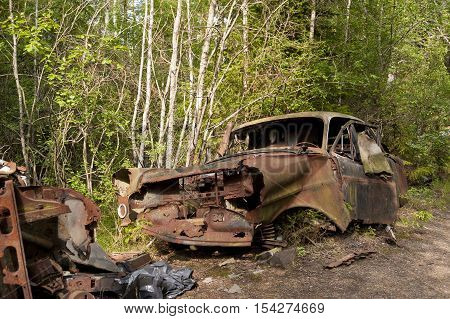 Car Dump In Kirkoe Mosse