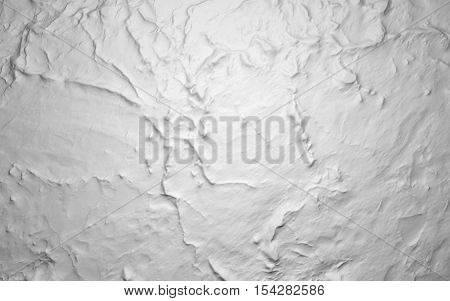 3d render white wall background with displacement